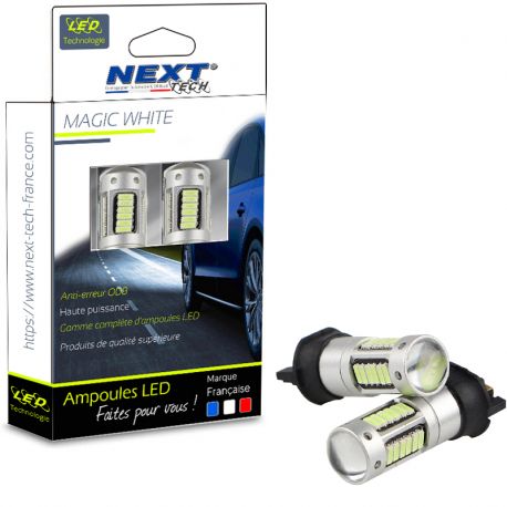 Ampoules LED PW24W - PWY24W CANBUS - blanc - Next-Tech®