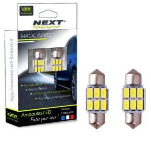 Ampoules navette C3W 31mm CANBUS Anti erreur ODB éclairage de plaque