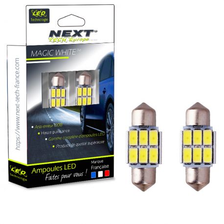 Ampoules navette C3W 31mm CANBUS Anti erreur ODB éclairage de plaque