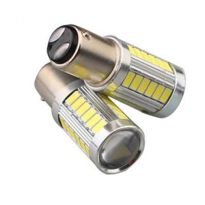 Ampoules P21/4 LED BAZ15D CANBUS feu de stop - Rouge