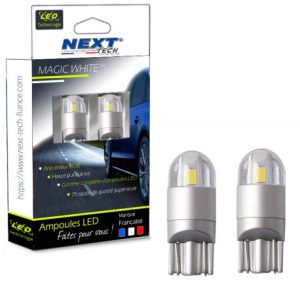 Veilleuses T10 LED W5W voiture - auto - moto - orange
