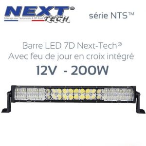 Barre LED 7D 4x4 12v 200W - 550mm - série NTS™