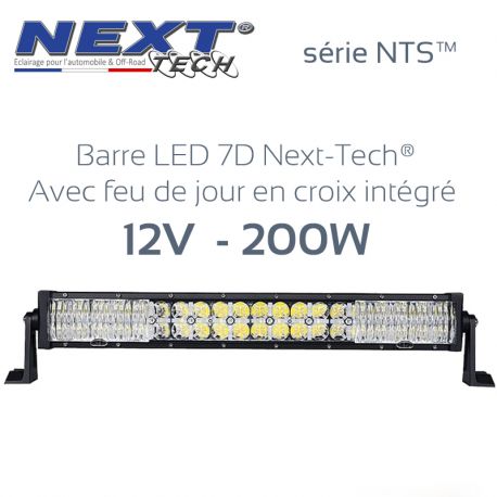 Barre LED 7D 4x4 12v 200W - 550mm - série NTS™