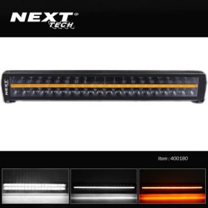 Barre LED 180W haute puissance 4x4 300mm avec feux de jour bicolor