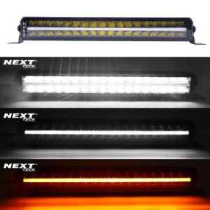 Barre LED 360W haute puissance 4x4 550mm avec feux de jour bicolor