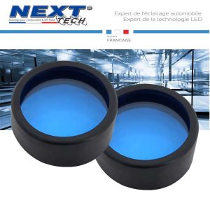 Caches de protection bleu 60mm pour phares LED Next-Tech XP4
