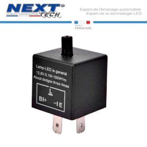 Relais clignotant 12v réglable pour moto et scooter