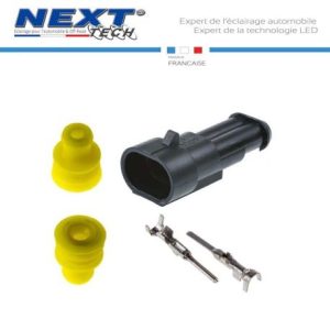 Connecteur superseal femelle étanche pour l'automobile et la moto