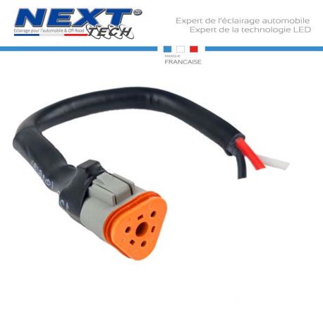Connecteur mâle DT à 3 pins 150mm