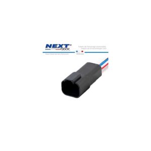 Connecteur Femelle prise DT-Deutsch 4 broches câblé 150mm