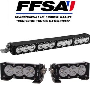 Pack rampe LED Rallye homologué FFSA 180W