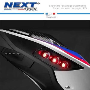 Feu arrière intégré LED avec clignotants pour BMW S1000RR 23-25
