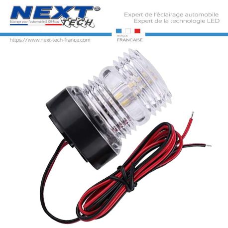 Lampe de navigation 360° 12V à LED pour bateaux et yachts