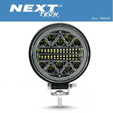 Feu LED 12v 24v extra plat rond pour 4x4 et camion