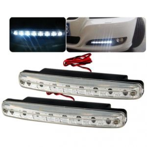 Feux de jour LED pour voiture compatibles avec moto et quad