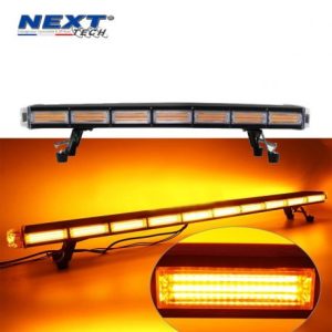 Gyrophare LED pour camion de couleur orange avec 19 modes flash