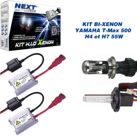 Kit bi-xenon t-max Yamaha H7 et H4 55W Next-Tech®
