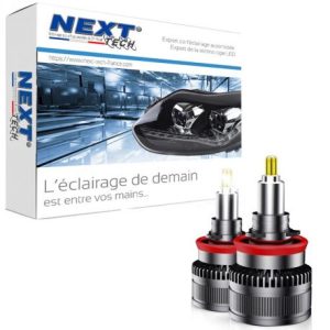 LED canbus H11 85W 360° pour phare à lentille