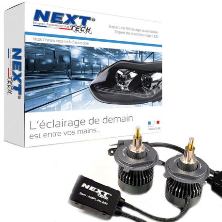 Kit H4 LED 85W haute puissance pour feux à lentilles