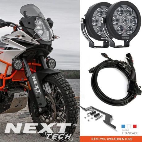 Feux LED additionnels haute puissance pour KTM Adventure 790 890