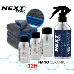 Kit complet protection nano céramique 12H pour voiture