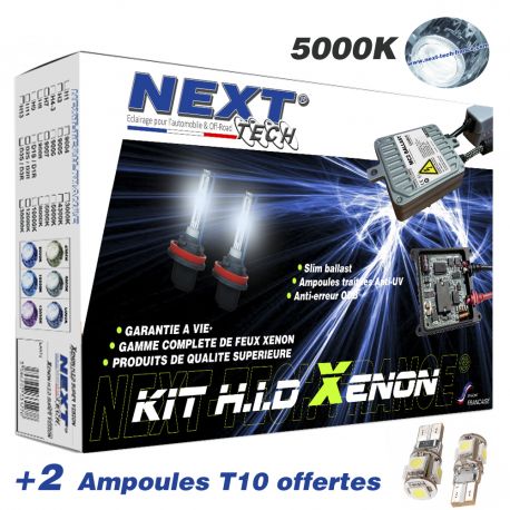 Kit xenon moto slim ballast H7 et H11 55W anti erreur Next-Tech®