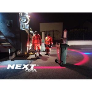 Marquage au sol LED sécurité en U pour engin de chantier multi-usages