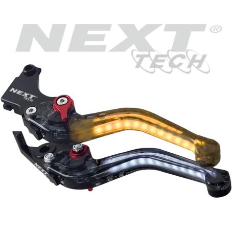 Leviers de frein et d'embrayage équipés de clignotants LED dynamiques