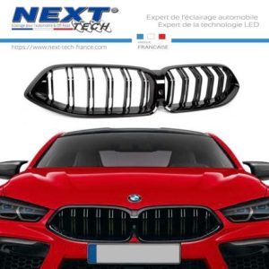 Sublime calandre BMW série 8 style M8 en finition noir brillant