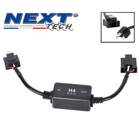 Module LED H4 anti-erreur ODB Canbus