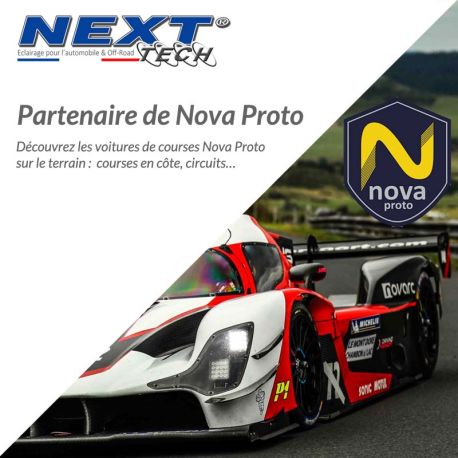 Partenaire de Nova Proto pour l'éclairage LED des voitures de course