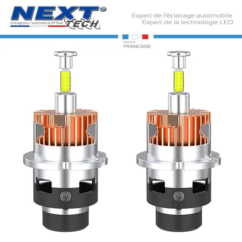 Paires d'ampoules LED 360° D2SR D2R 55W 6000K CANBUS Next-Tech