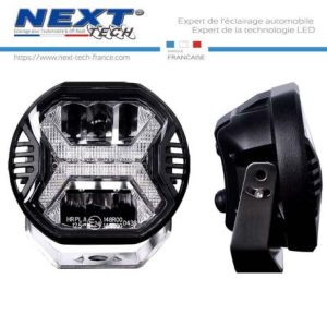 Phare additionnel LED rond 145mm 28W pour 4x4 avec fonction DRL blanc