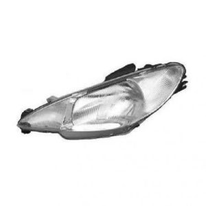 Phare avant PEUGEOT 206 1998-2008 OPTIQUE SIMPLE / DROITE