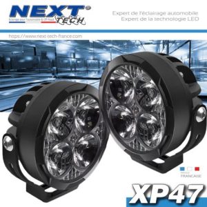 Feux LED moto rond 85mm haute puissane