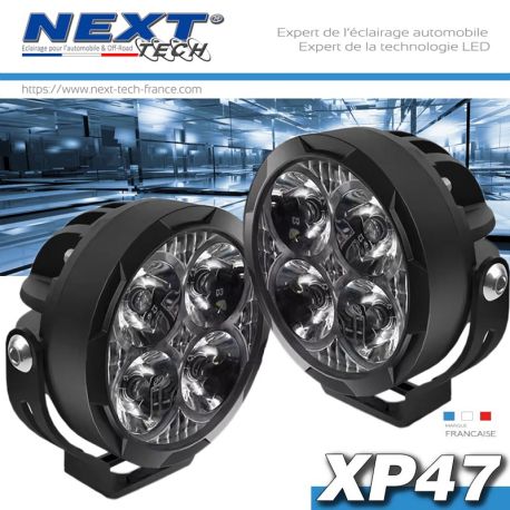 Feux LED moto rond 85mm haute puissane