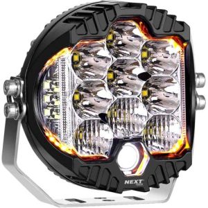 Projecteur LED longue portée 120mm pour 4x4 avec feu de jour