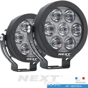 Phares LED XP7 longue portée 140W pour moto et quad