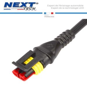 Câble avec connecteur mâle Superseal à 2pins longueur 200mm