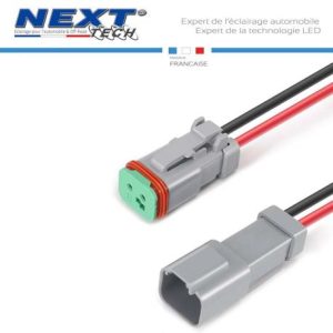 Connecteurs DT-Deutsch 2 contacts mâle et femelle haute puissance