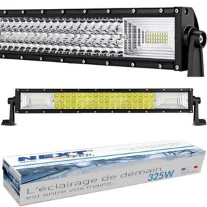 Rampe LED courbée pour bateau 325W - 550mm longue portée