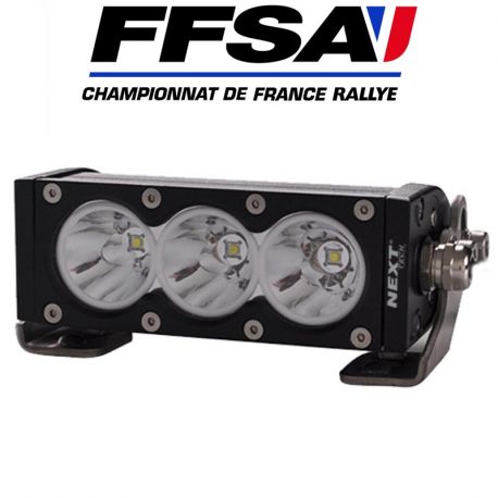 Feu de virage rallye LED homologué FFSA 30W 280mm