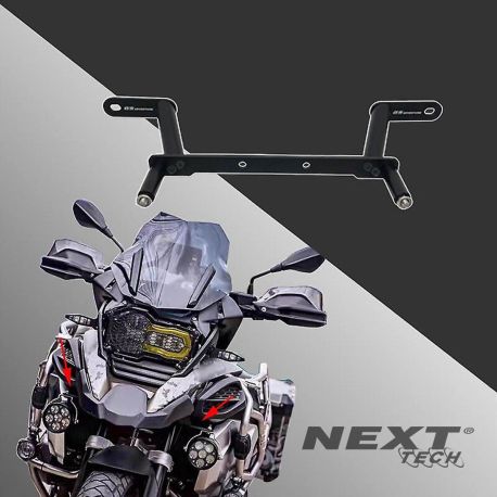 Kit de fixation BMW R1200GS et R1250GS pour feux LED supplémentaires.
