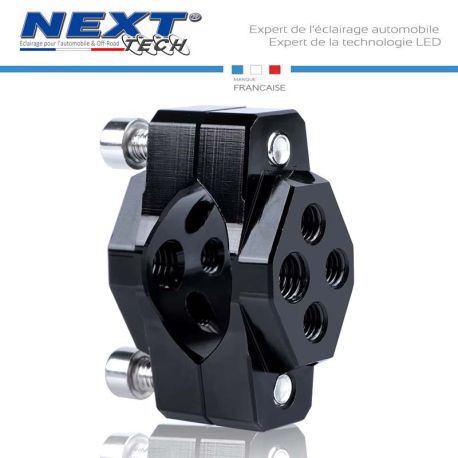 Support de fixation crash bars 22-32mm pour moto et quad
