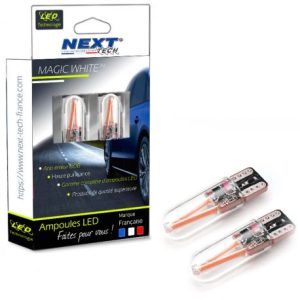 T10 W5W veilleuses LED filaments rouge - Next-Tech®