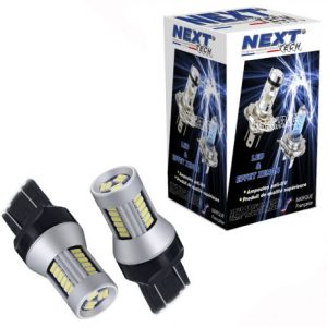 Veilleuses ampoules LED T20 W21/5W - Canbus - anti-erreur ODB - blanc