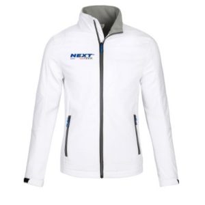 Veste blanche softshell homme Next-Tech® France