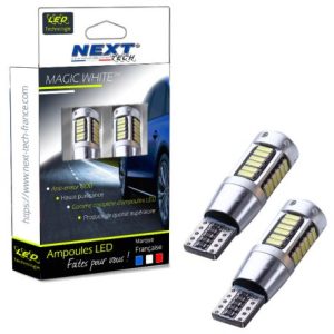 W5W T10 LED haut de gamme CANBUS anti erreur - 8000K