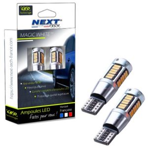 W5W T10 LED haut de gamme CANBUS anti erreur - Orange